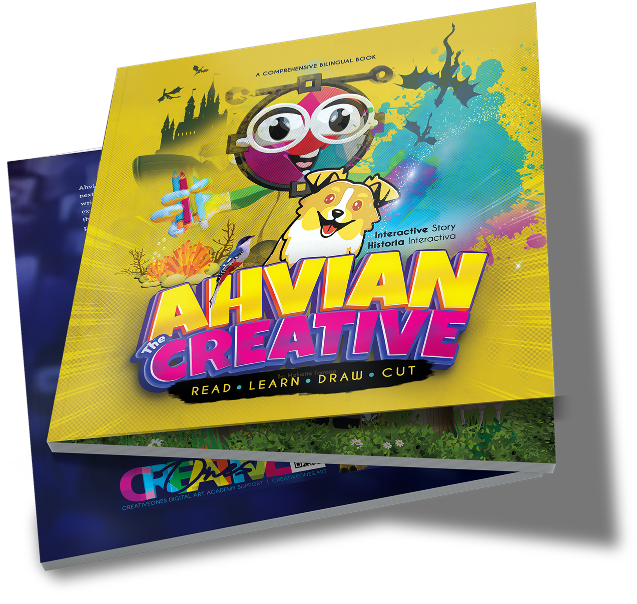 Ahvian The Creative: a Comprehensive Bilingual Book Paperback – Large Print