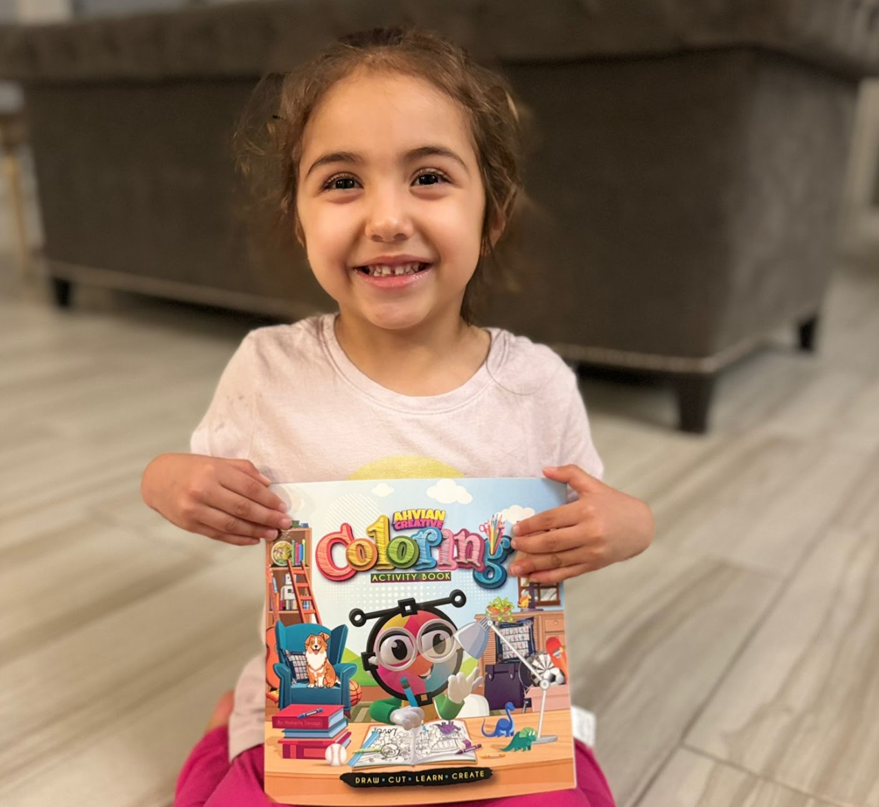 Girl-Coloring-learning-emotion-book- AhvianTheCreative