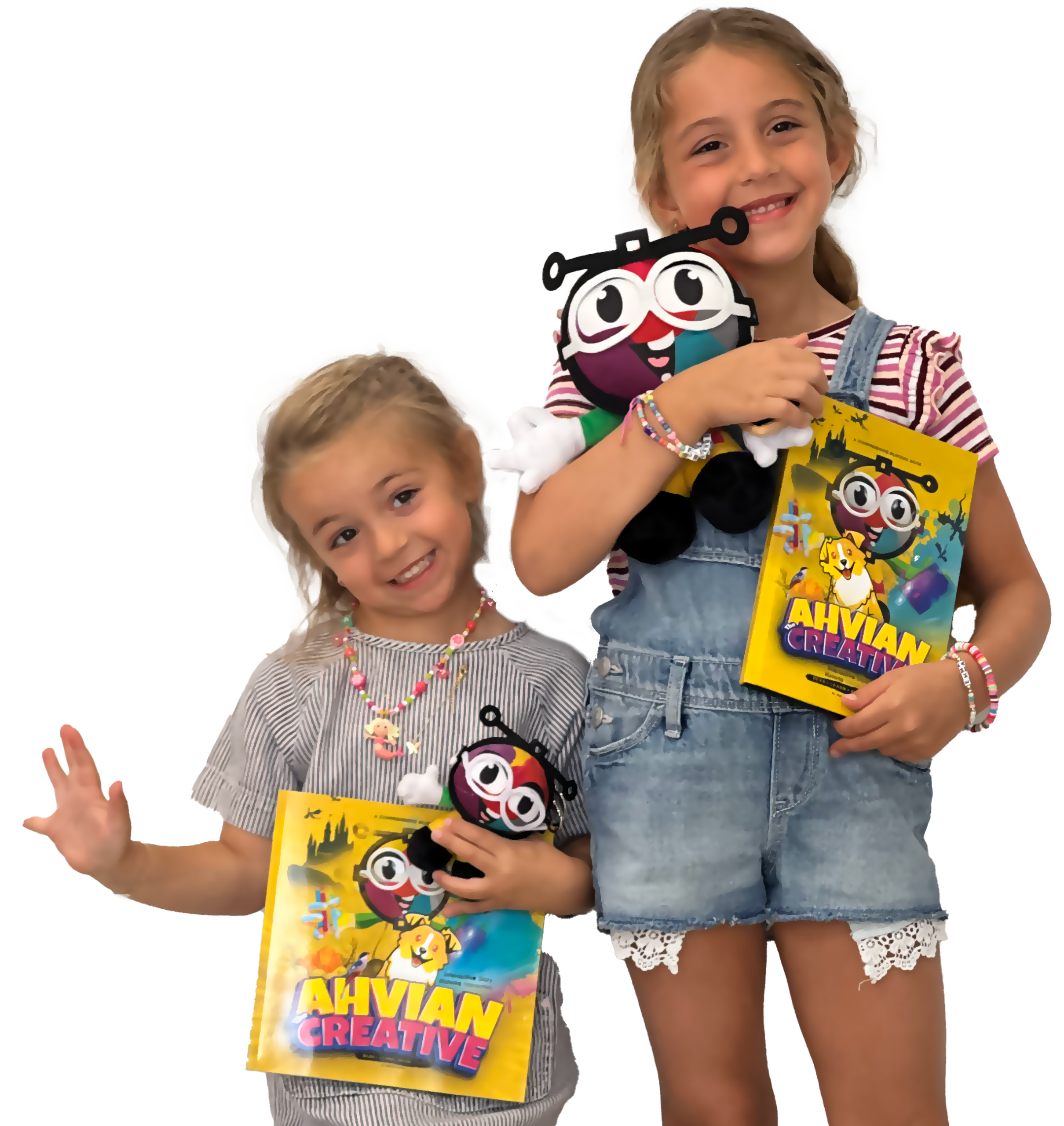 girsls with ahvian and toy