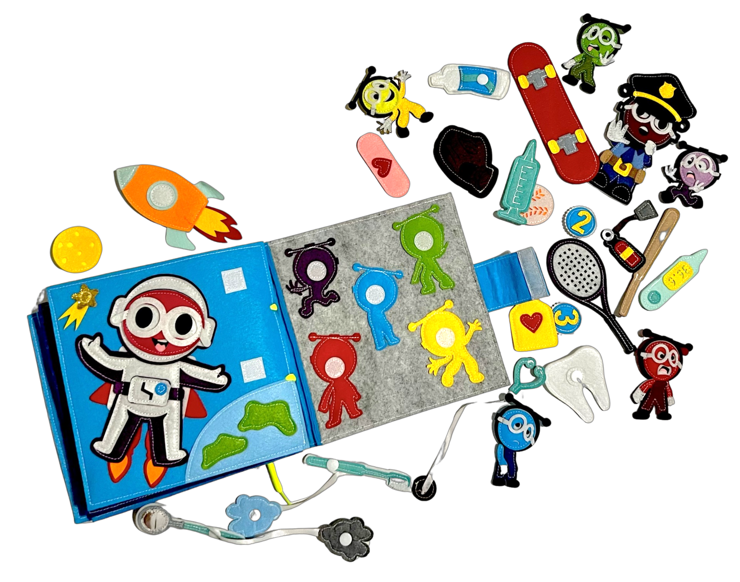 quiet book montessori based