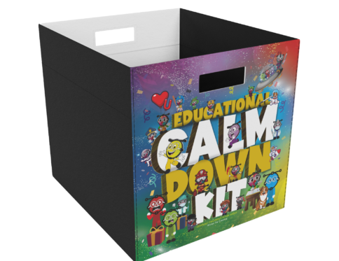 Foldable Storage Box Organizer for Calm Down Corner Kit Classroom