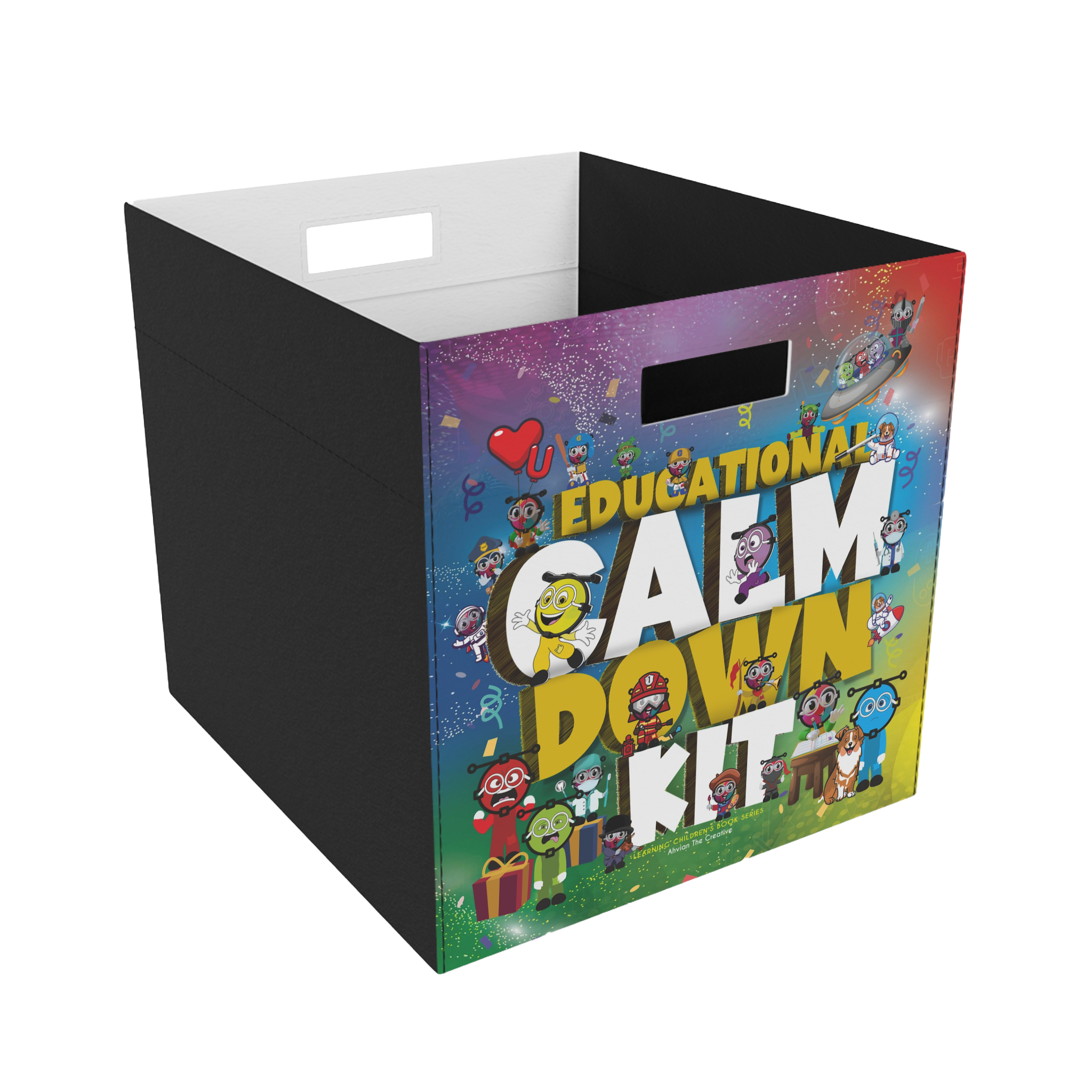 Foldable Storage Box Organizer for Calm Down Corner Kit Classroom