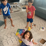siblings-playing games-puzzles