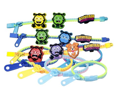 Bracelet for Stress Relief – Fidget Zipper – Supporting Emotion Learning SEL (11pcs)
