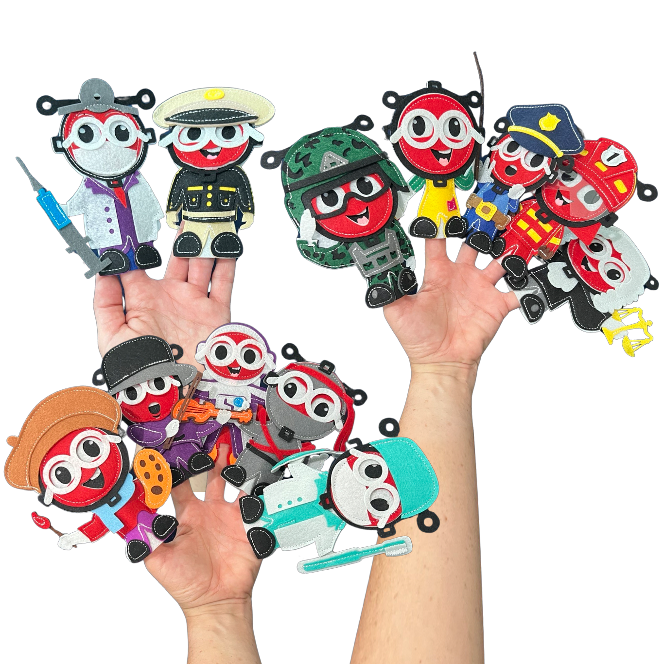 Finger Puppets – Dream Careers (10pcs)