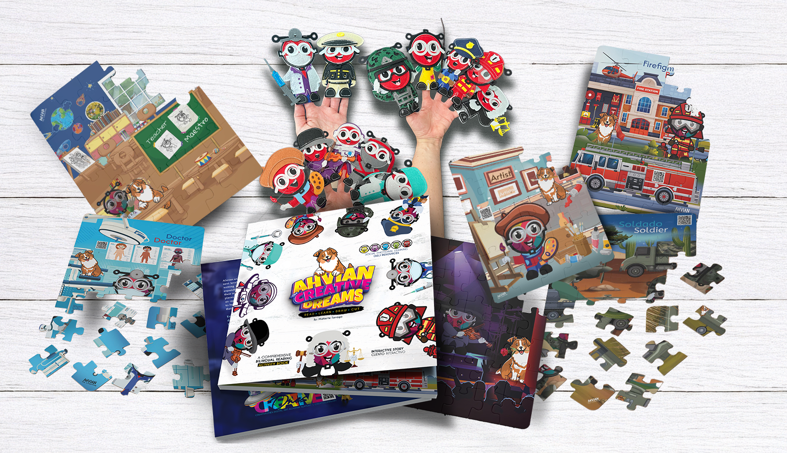 Ahvian-The-Creative-puzzle-puppet-book-DREMS6