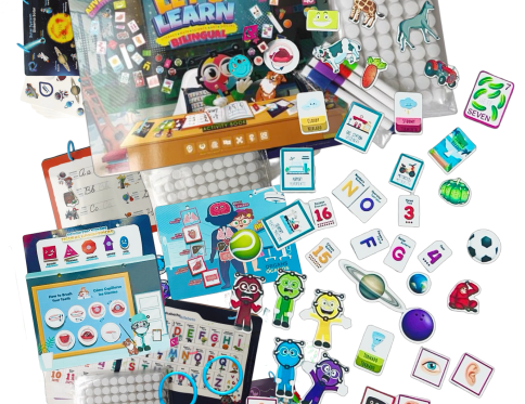 Bilingual Sticky Book Spanish/English Learning Re-usable Activities