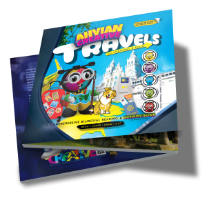AhvianTheCreative: “Travels” – Bilingual Reading & Activity Book 📘
