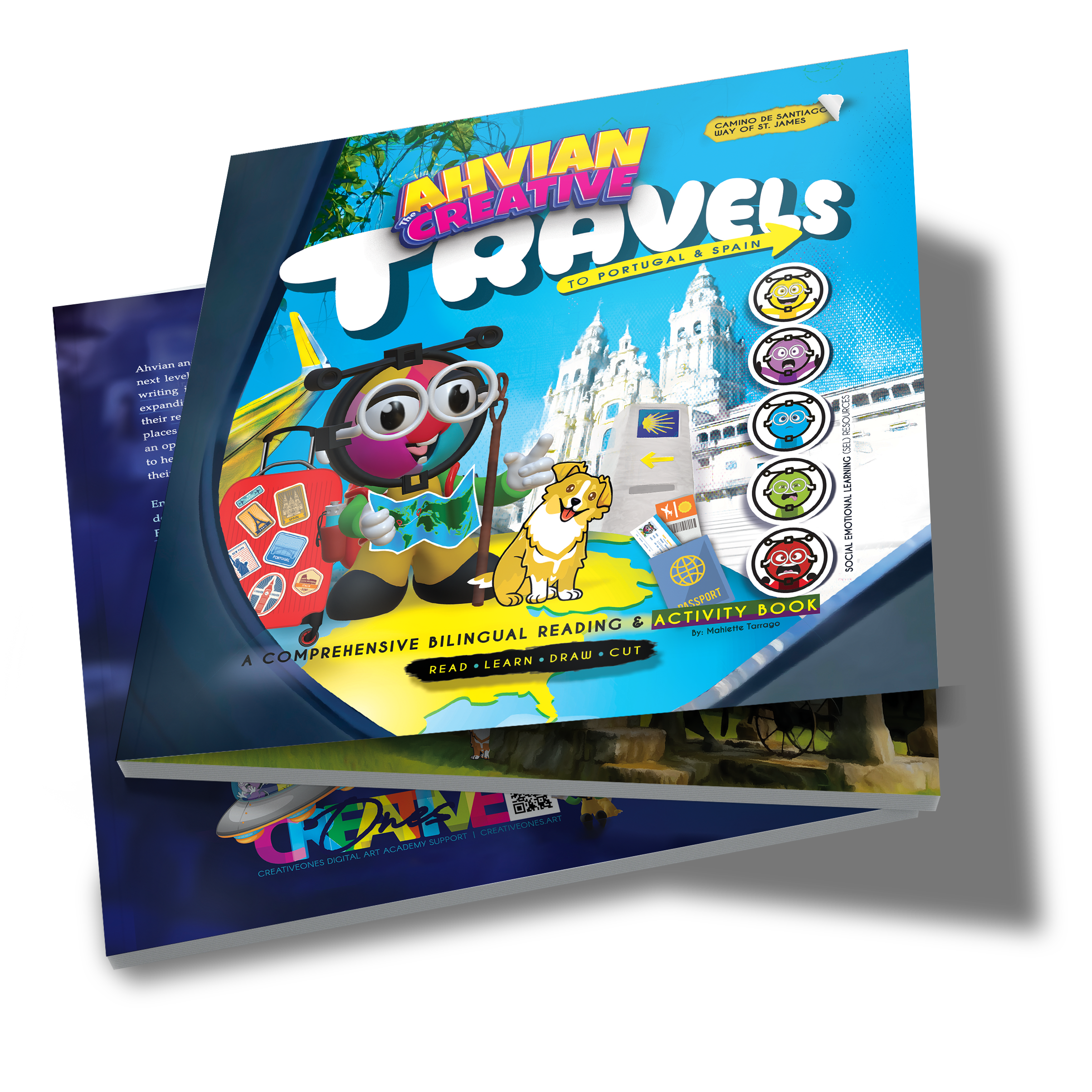 AhvianTheCreative: “Travels” – Bilingual Reading & Activity Book 📘